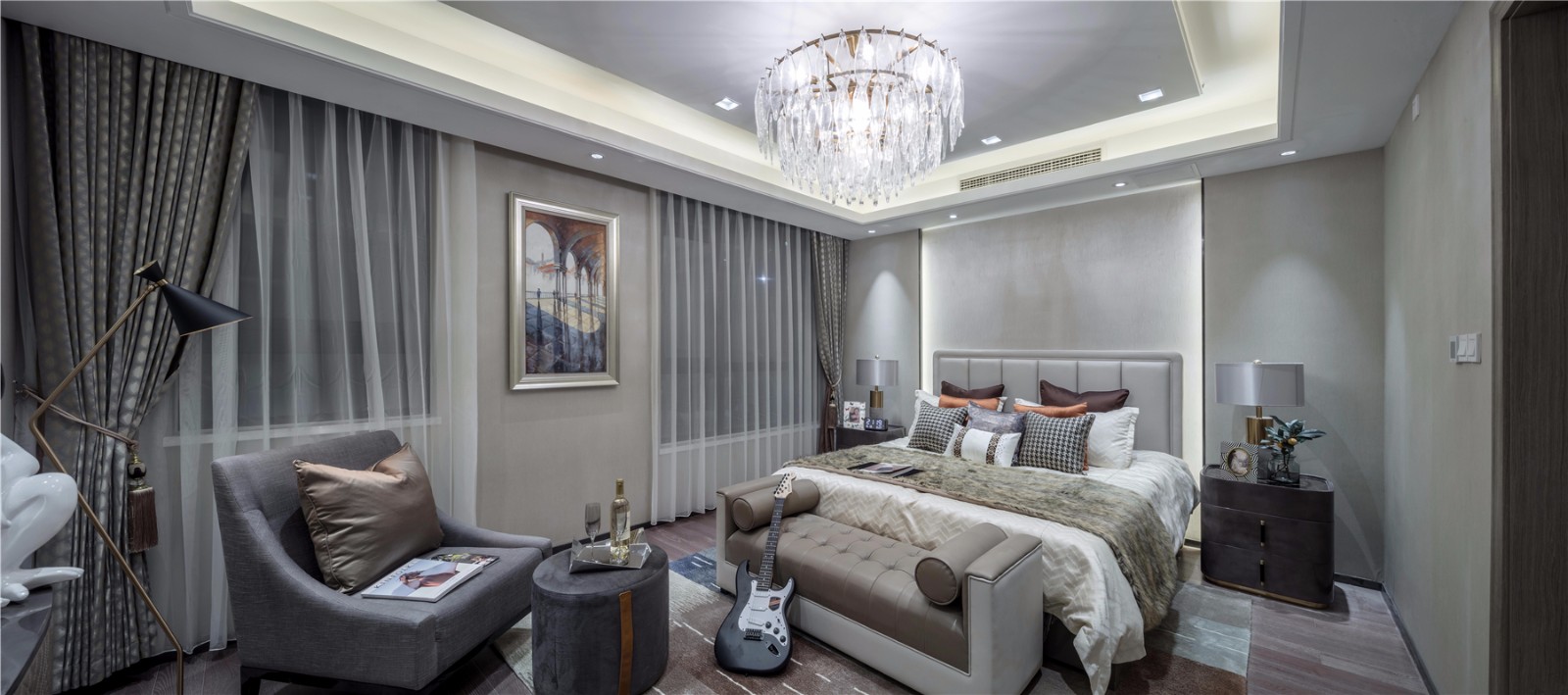 天津鑫苑汤泉世家别墅样板间-12