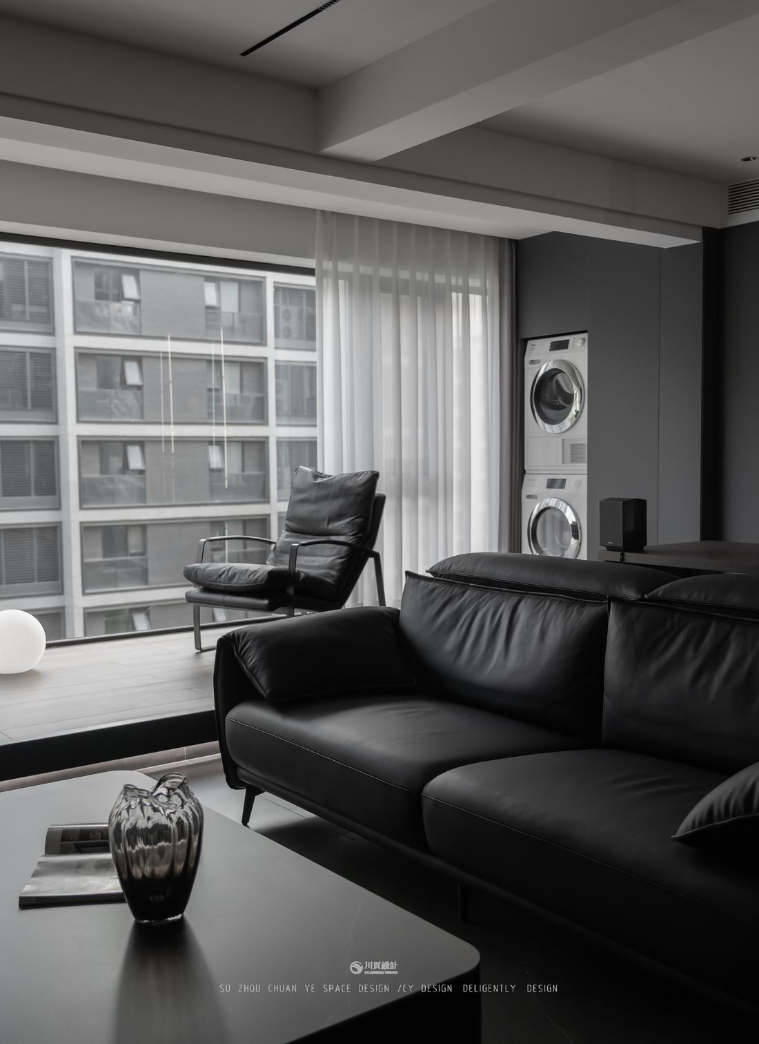 暗黑系精装房 · 现代简约的优雅与神秘-31