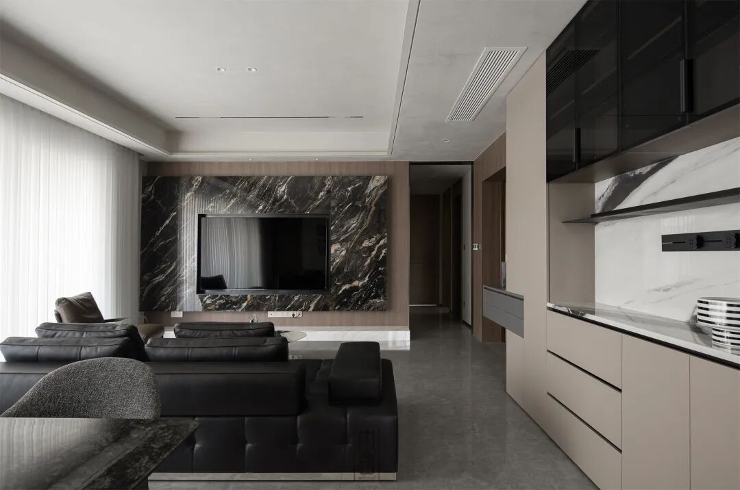 内舍软装丨168㎡意式轻奢风，通过局改规划空间，呈现更舒适的生活家！-13