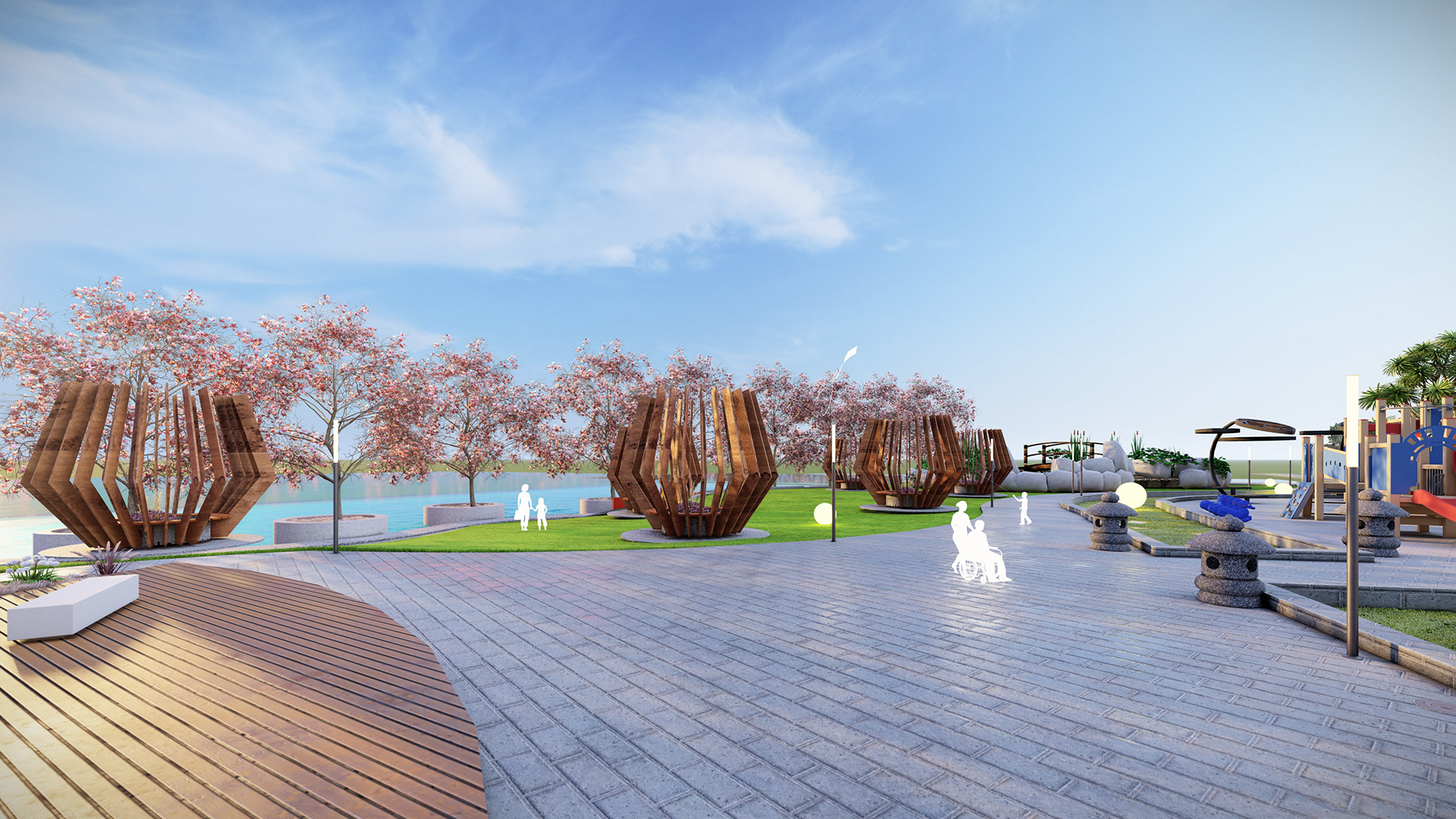 日本公共公园，樱花花园丨saria Bek-16