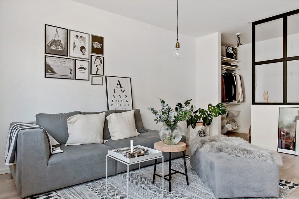 小半开放式卧室毗邻客厅设计案例-11