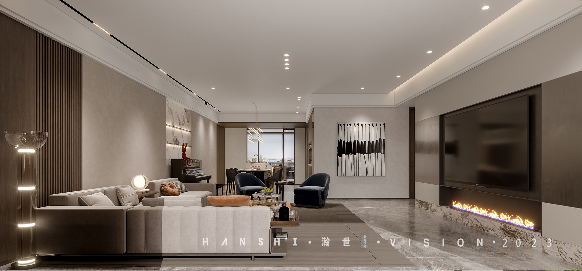 现代轻奢丨瀚世表现-5