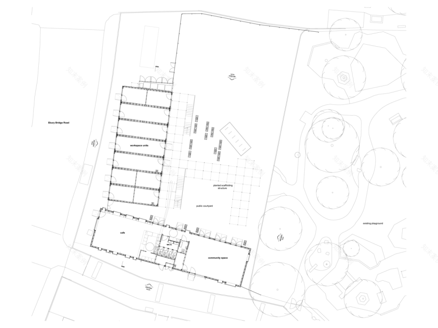 伦敦 Ebury Edge 社区中心丨英国丨Jan Kattein Architects-22