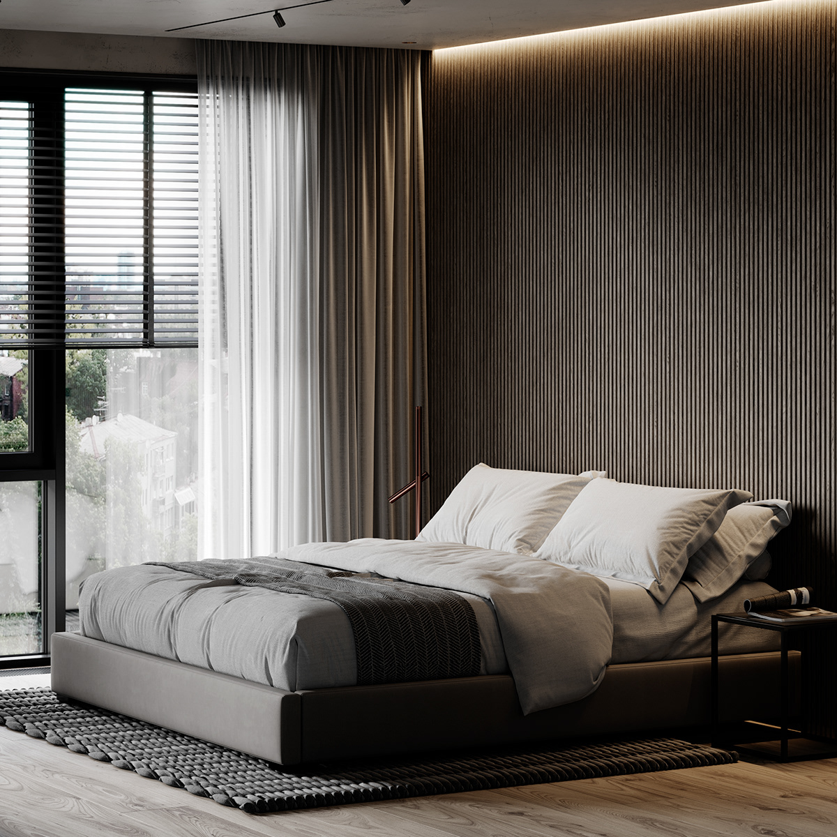 乌克兰现代简约公寓设计丨乌克兰基辅丨Alesya Kasianenko-12