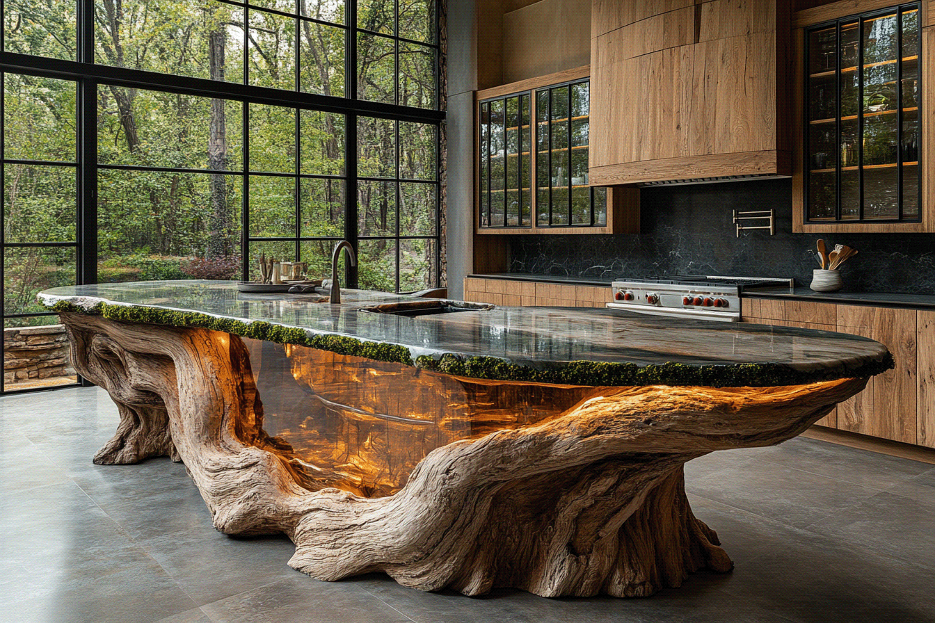 Extraordinary Bespoke Kitchen Islands by AICI-43