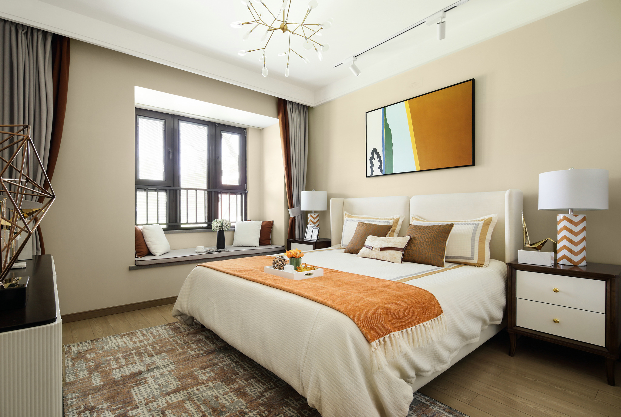 梵池设计 | 轻奢主义镇江市 120 平米三居室软装案例-26