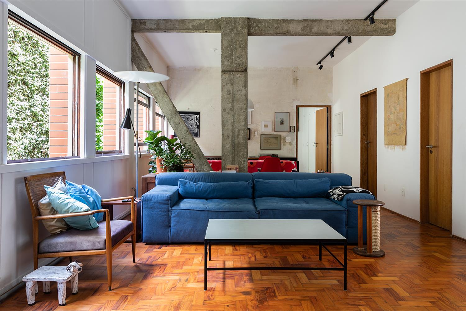 巴西公寓改造，尊重原始结构，引入自然光与通风-1