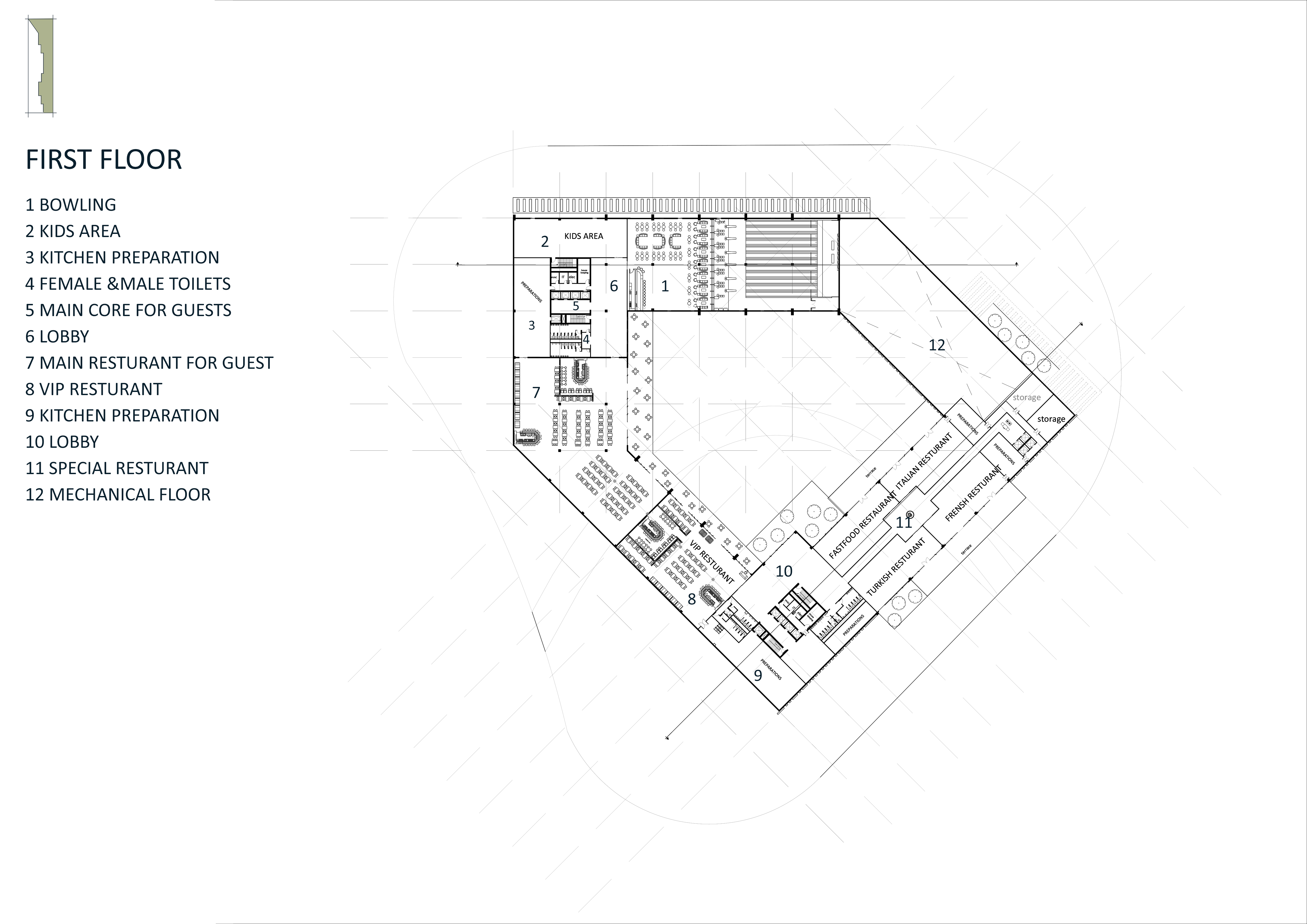 Verdant Gradient 酒店塔楼丨Helwan 大学美术学院建筑系-17