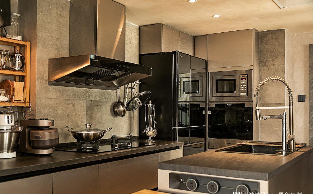 80㎡复古工业风 LOFT-26