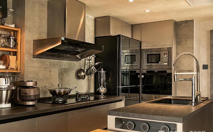 80㎡复古工业风 LOFT-26