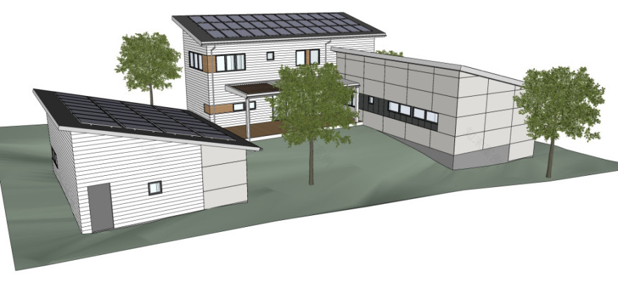 庭院周边净零能耗建筑新建项目-18