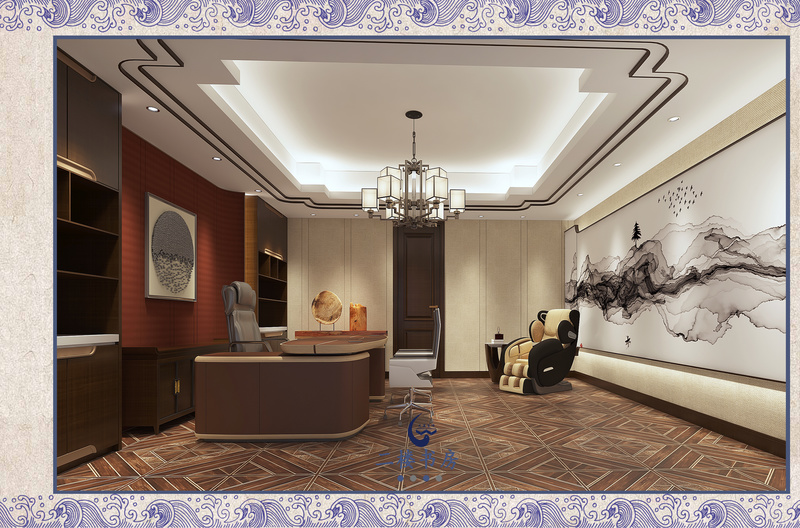 肖府新中式私人别墅设计 | 自然隐喻，清逸灵动-17