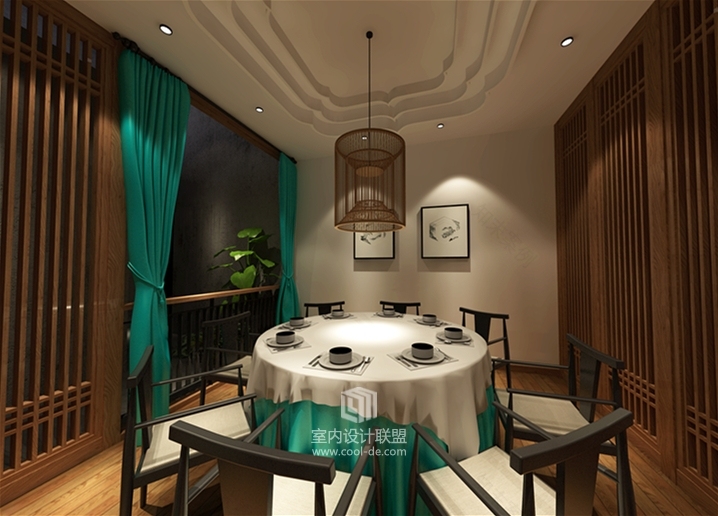 主题餐厅设计-西宁中秋百盛店主题餐厅设计-13