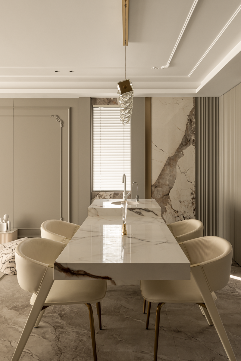 四口之家法式轻奢风雅居设计-6