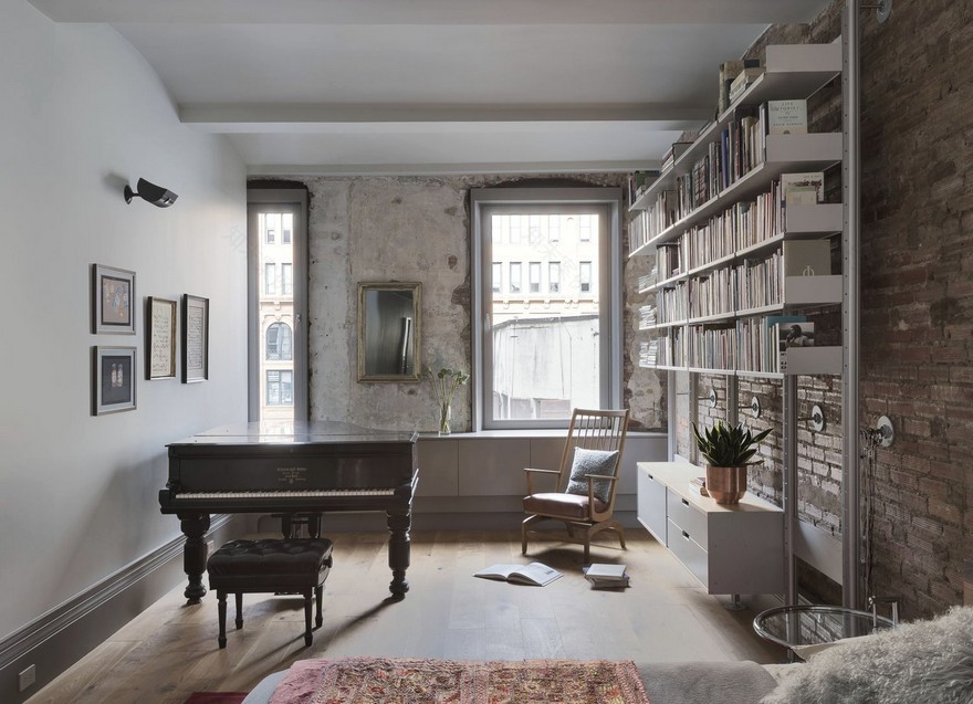 Greenwich Village Loft Made by Combining Two Separate Units in a Heritage Building-16