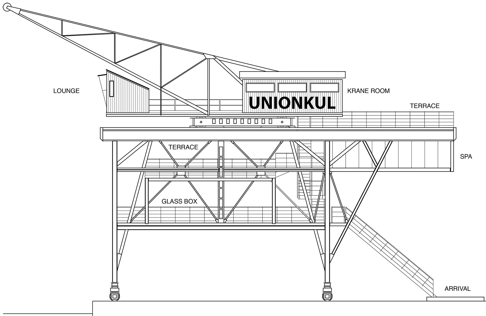好赞！港口起重机改造为奢侈酒店：THE KRANE，哥本哈根 / Arcgency -111