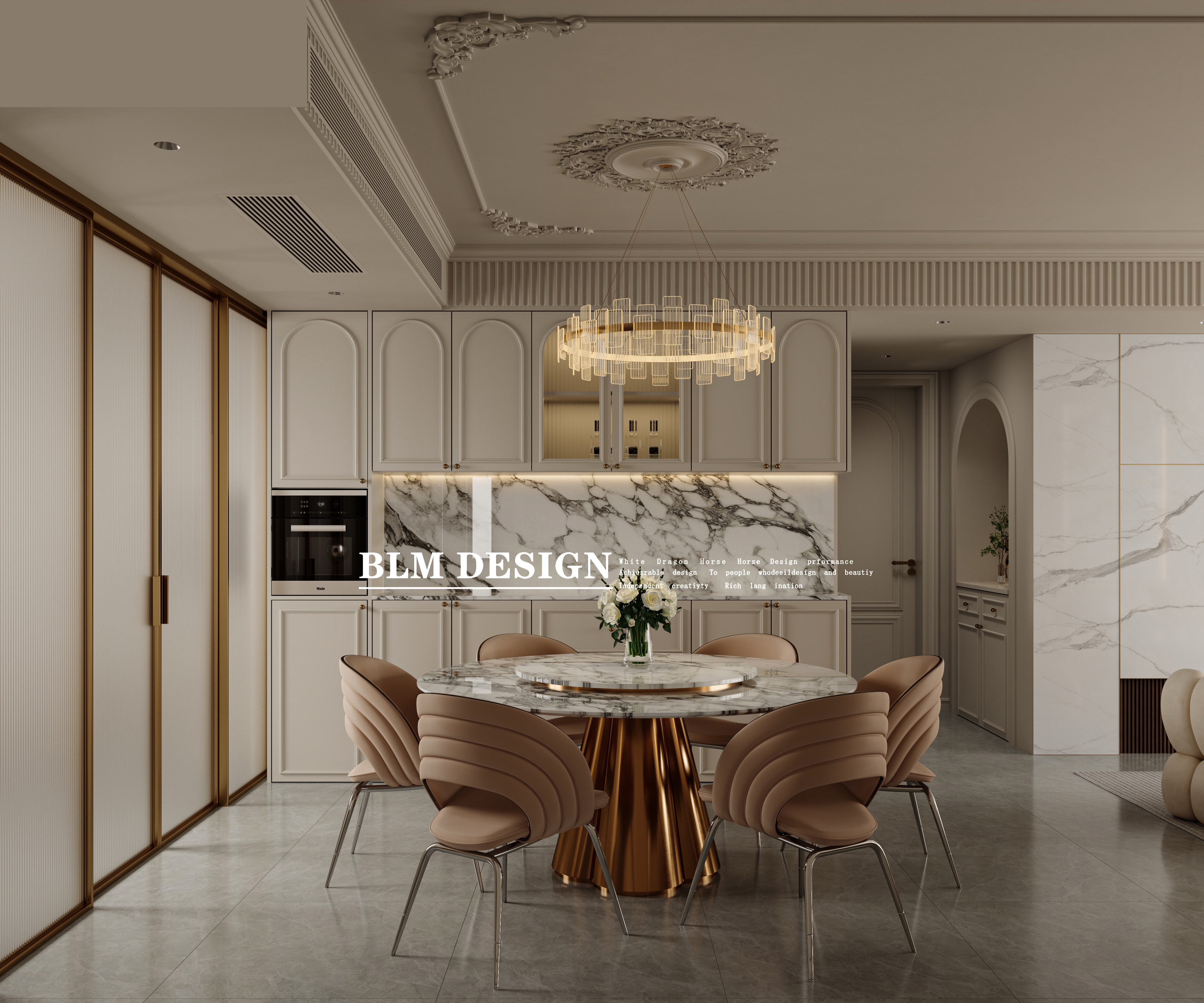 法式  白龙马效果图设计与制作-3