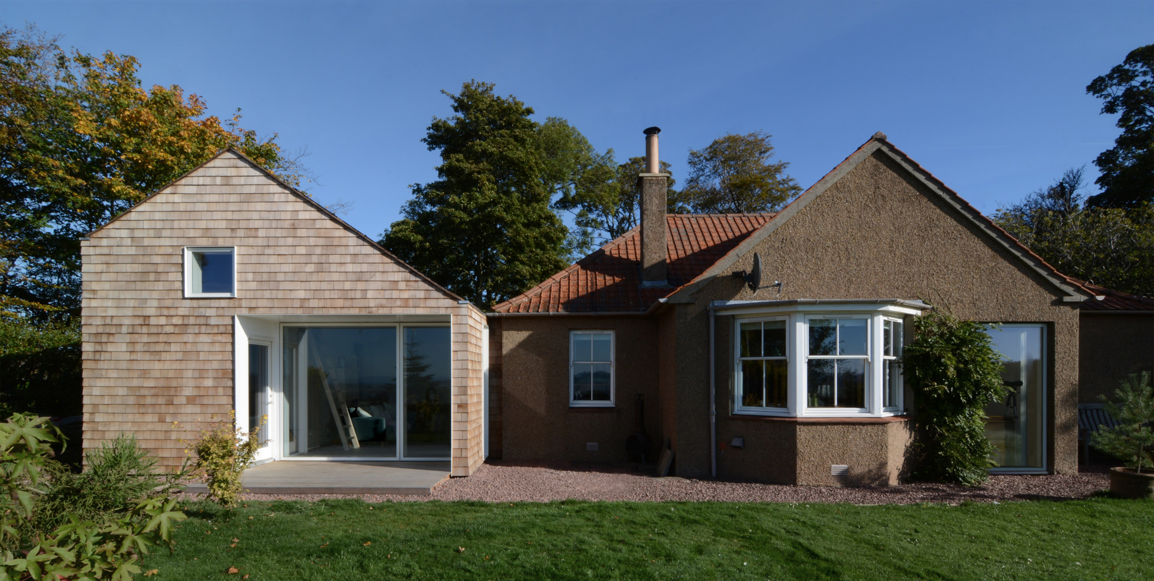 Gabled guesthouse by Sutherland - Co extends countryside cottage-17