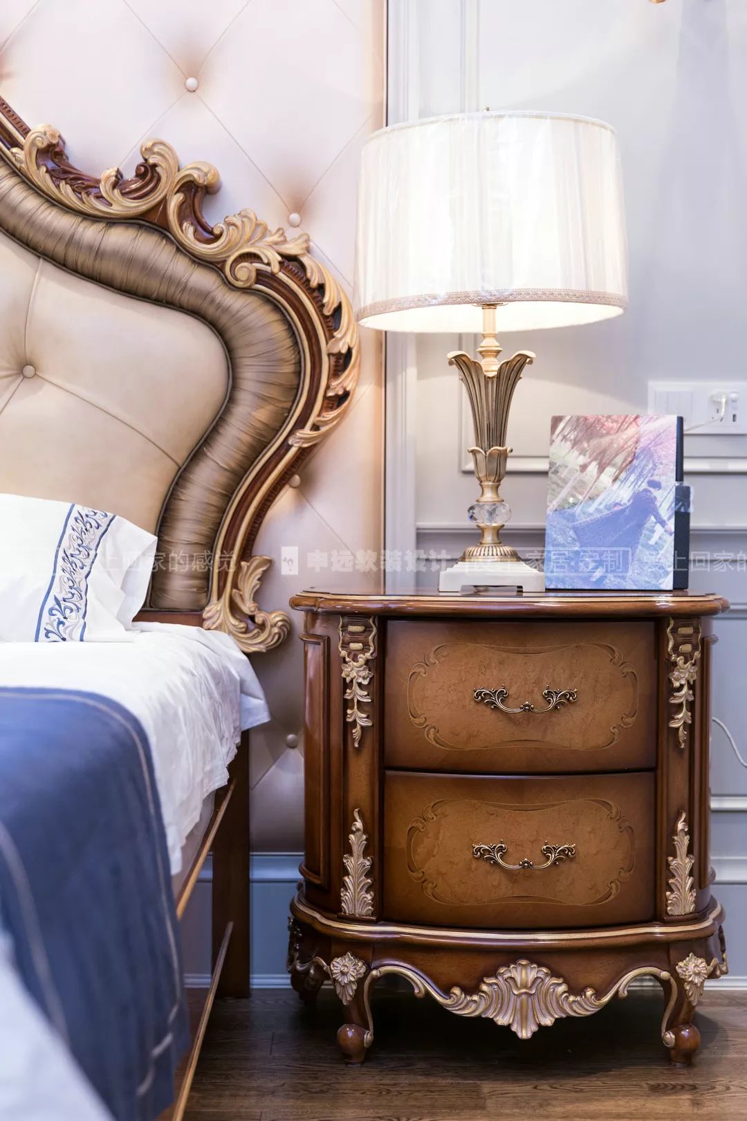 【申远软装百套实景案例】大华伊斐墅 300㎡ 法式-21