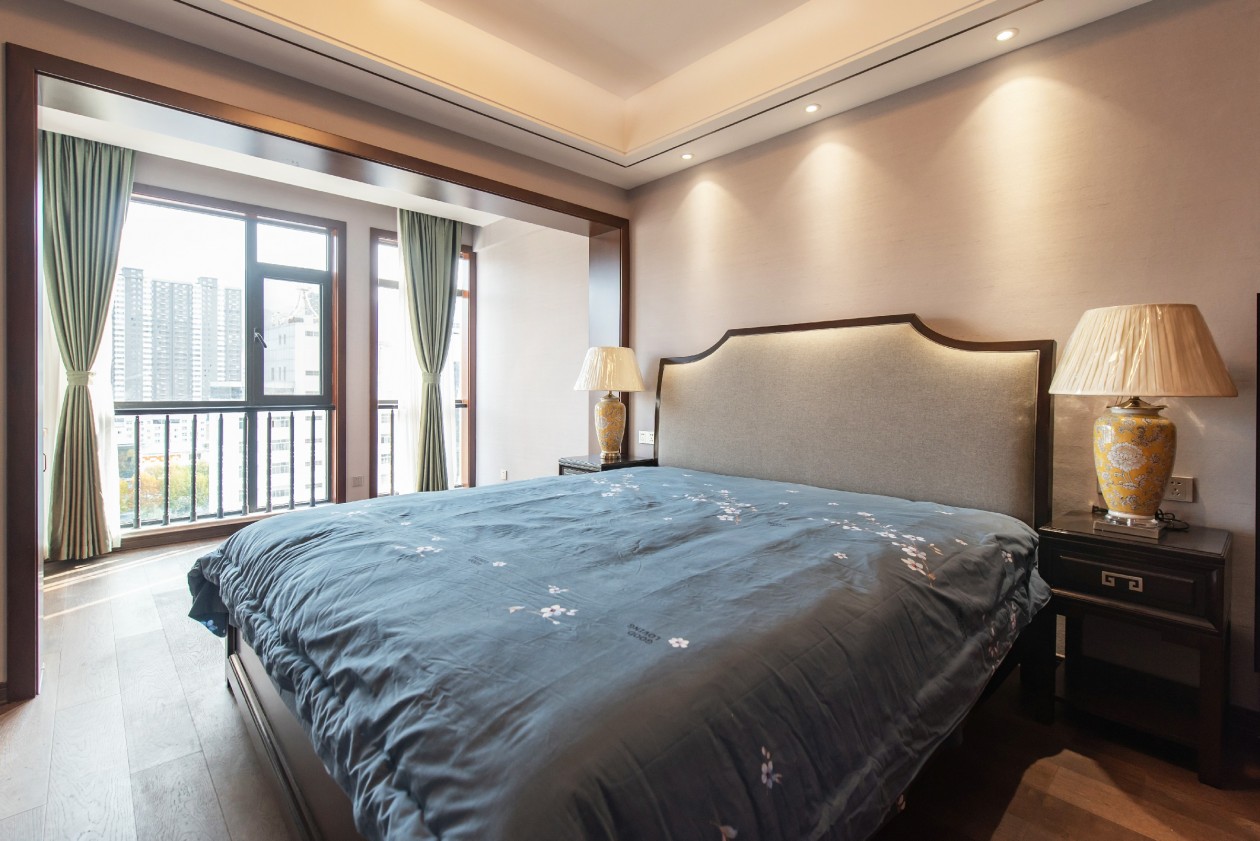 栾川新中式美式混搭家居设计-24