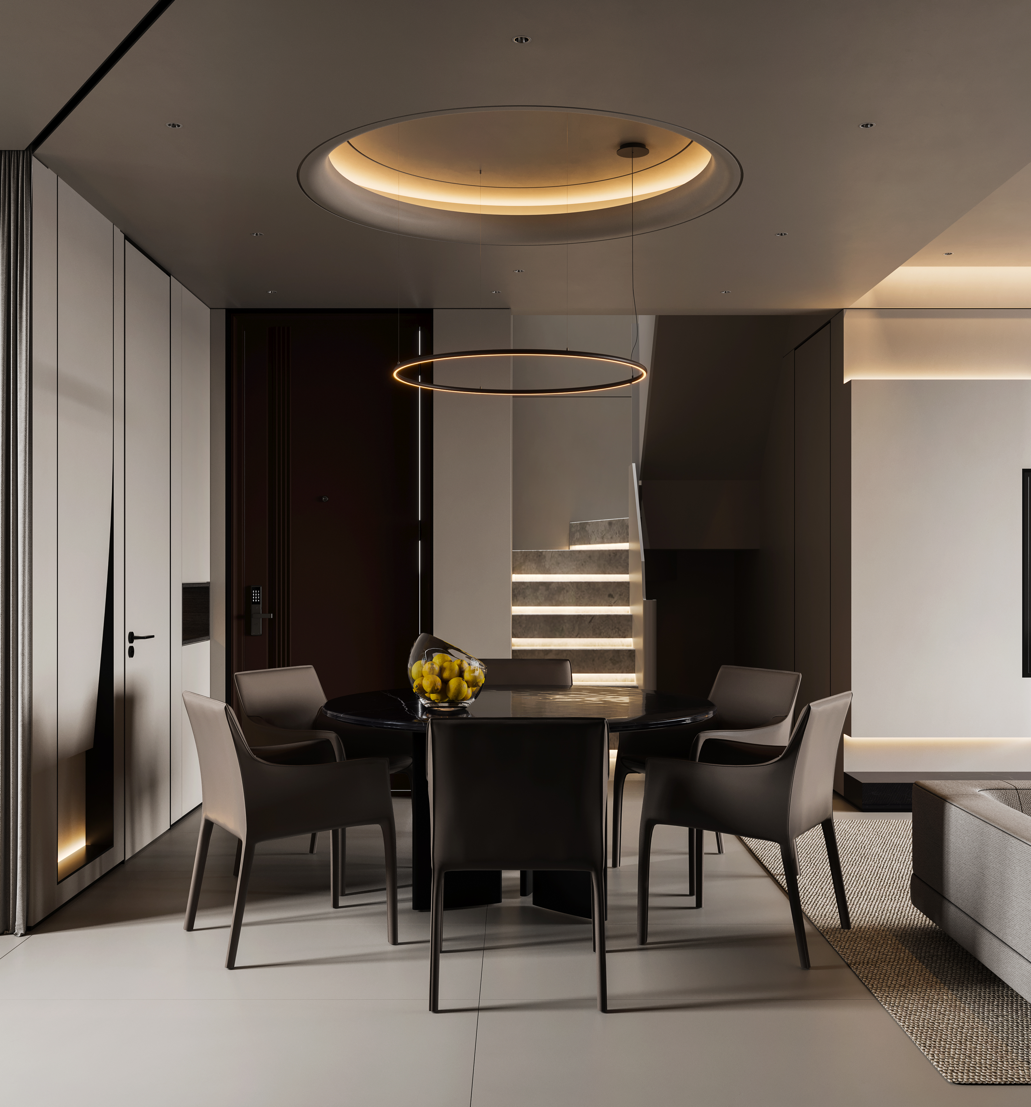 现代挑空别墅-未来效果图-6