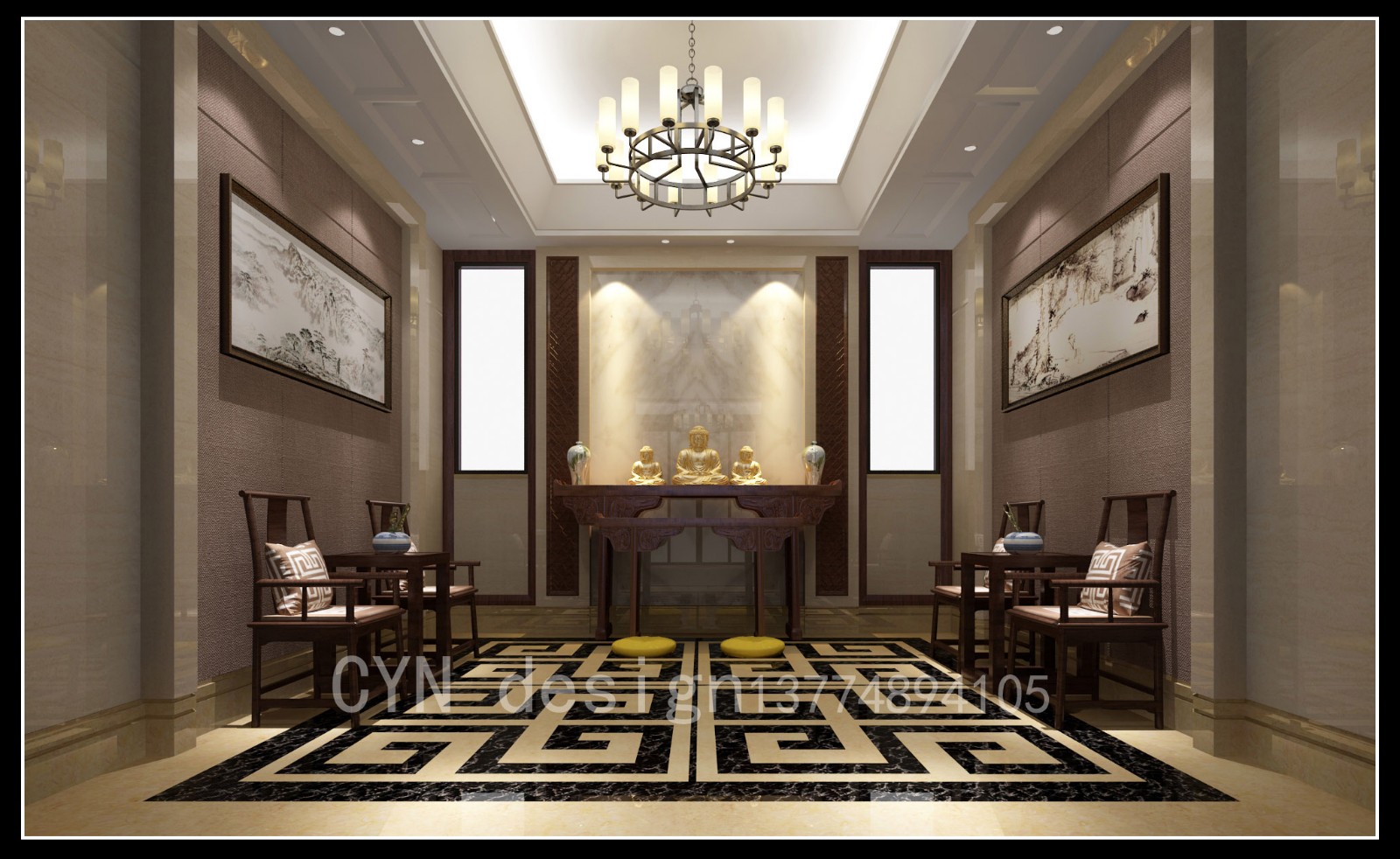 泉州晋江自建现代中式别墅-15