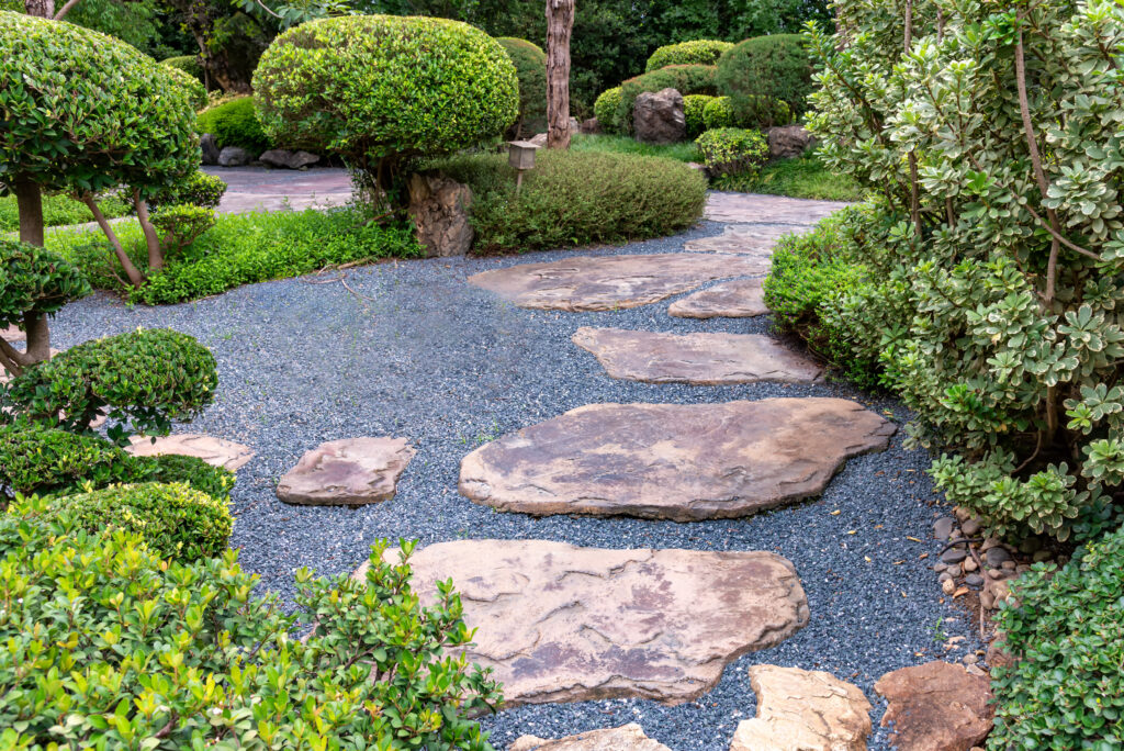 各类风格的砾石花园设计-62