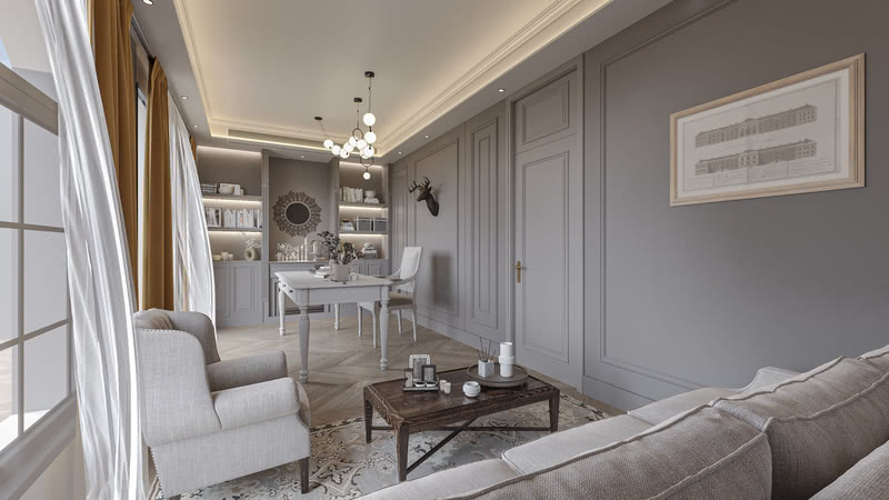 贵阳恒大新世界 800 平米别墅中式风格设计丨中国贵阳丨贵州諾克设计有限公司-122