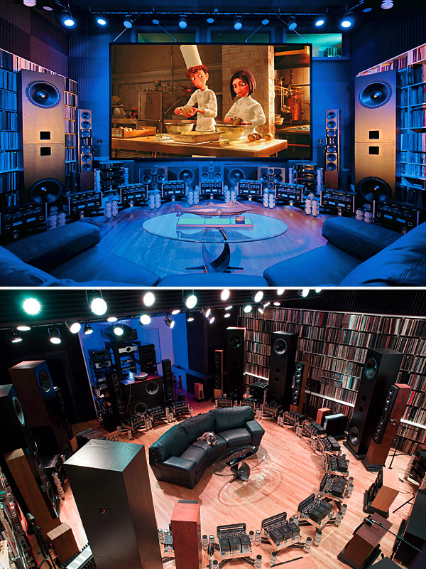 现代客厅家庭影院风格设计-5