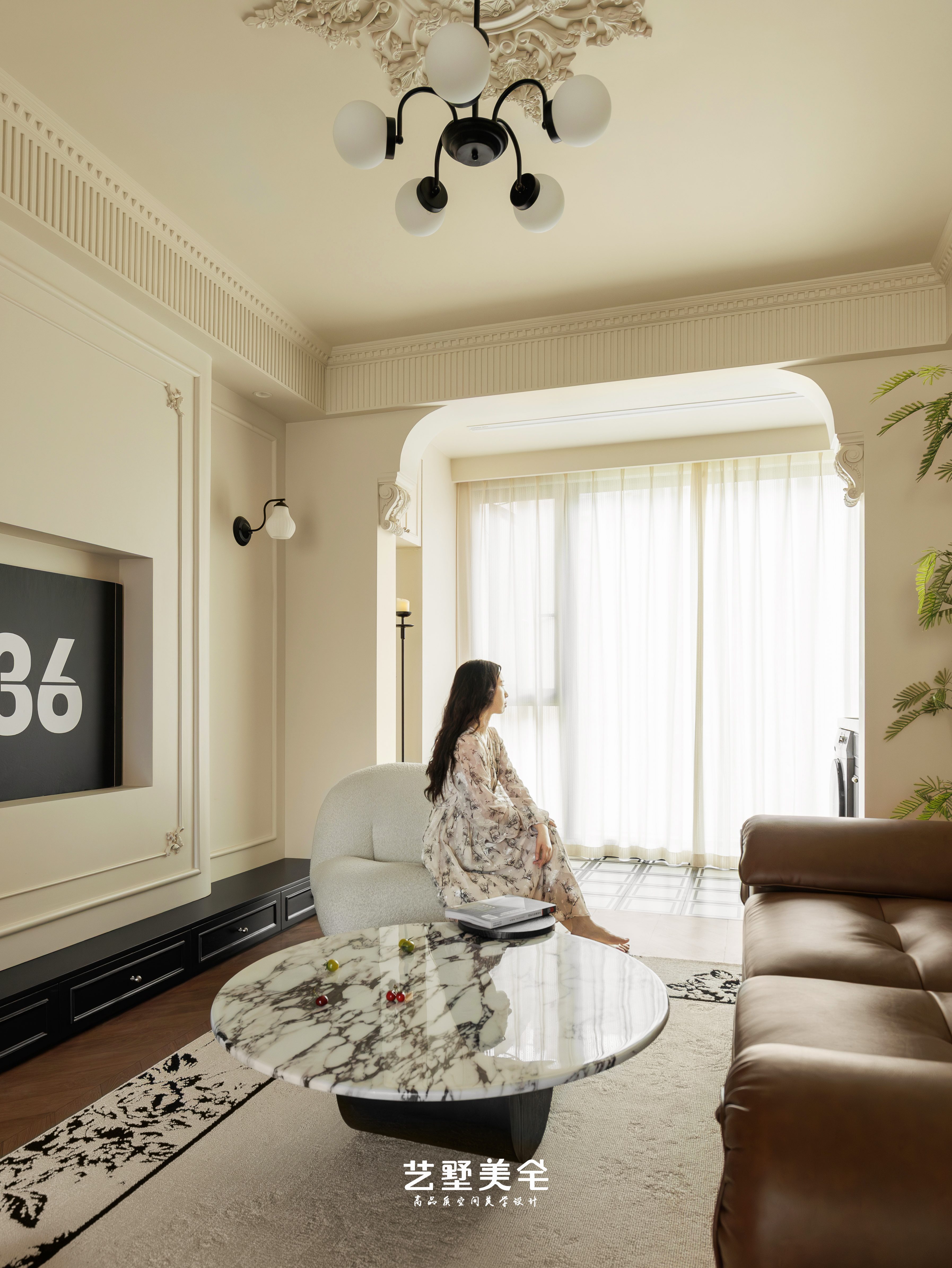 【棕调拾光】89㎡棕调法式丨中国合肥-23