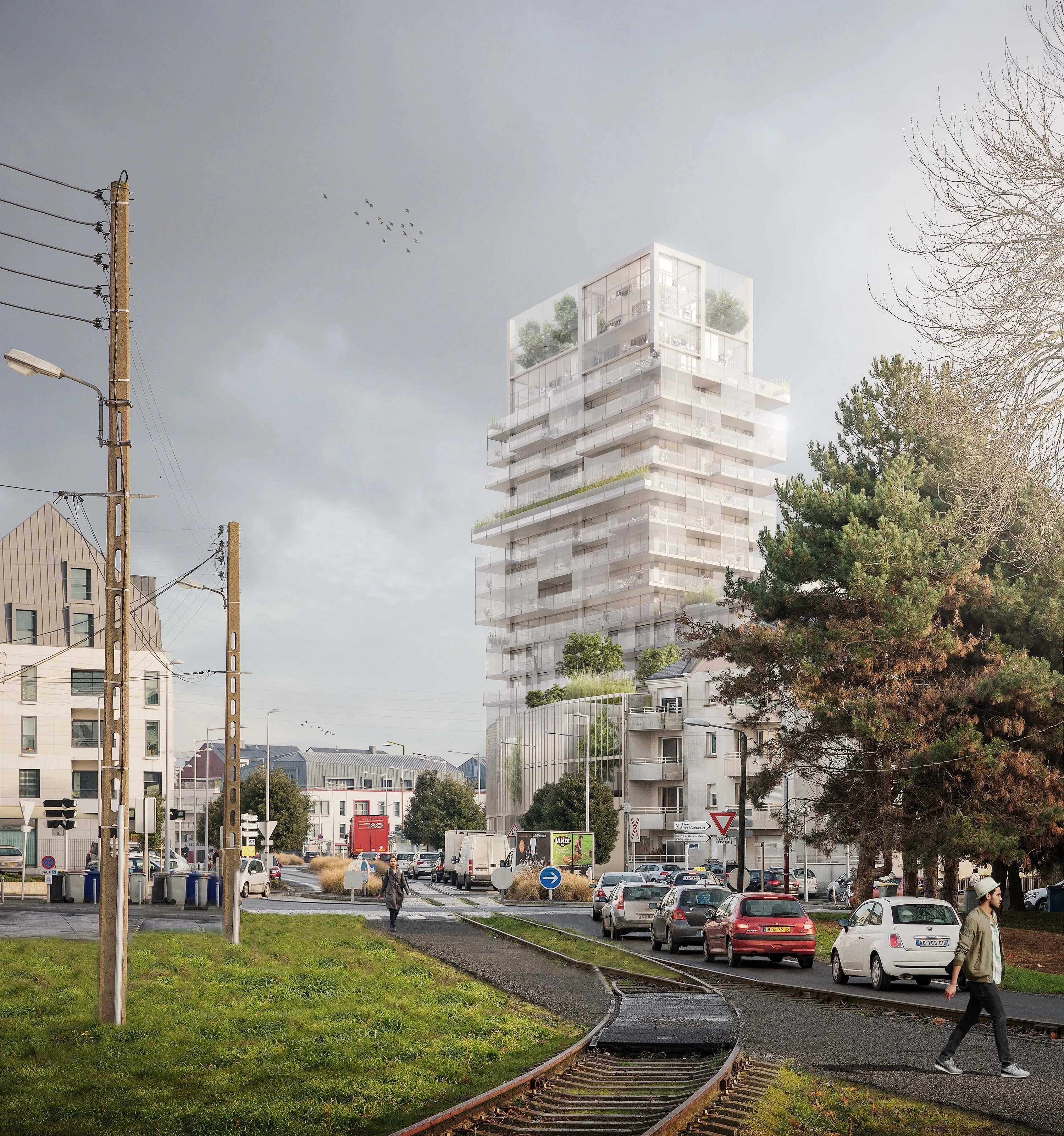 法国圣马洛市地标建筑“信号灯”大厦-14