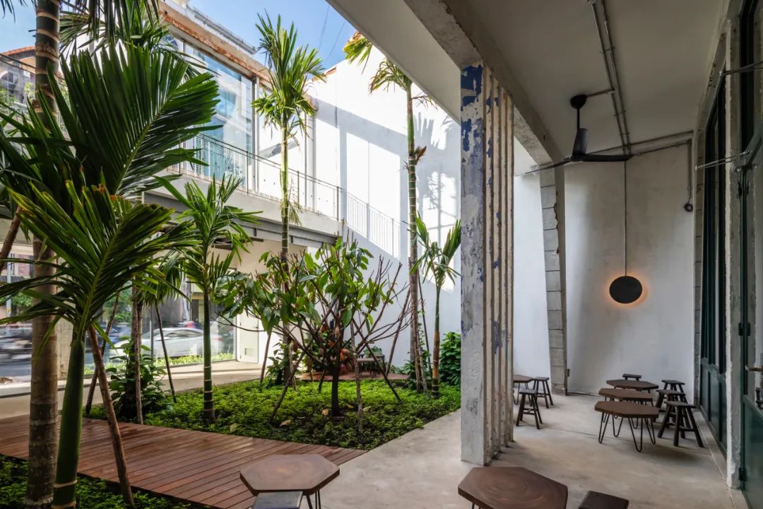 越南西贡可持续建筑咖啡店丨T3 Architects-4