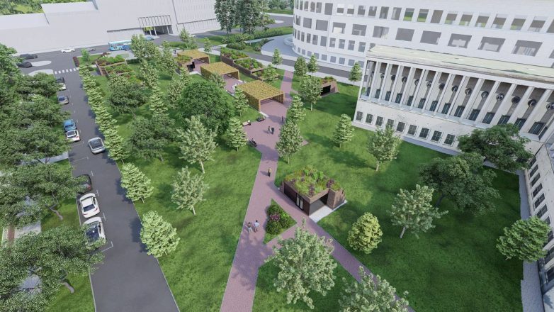 诺维萨德巴诺维纳地下车库上方地面景观设计项目丨待招标确定-15