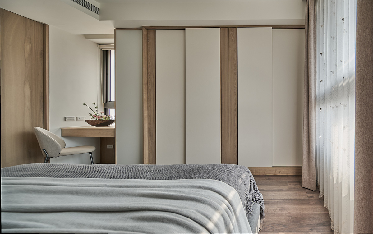 家装设计案例鉴赏——东方侘寂美学，悠然沉静退休宅 -15