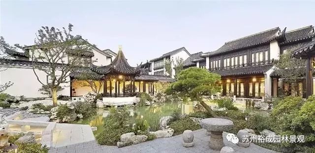 江南园林之美,西溪湿地之畔的中式别墅设计-5