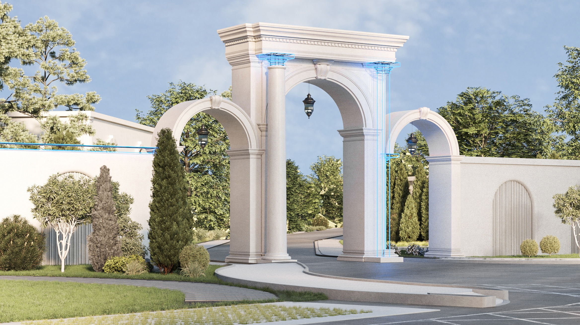 Дизайн-проект благоустр.вход.гр. "Ботанический сад ЮФУ"-3