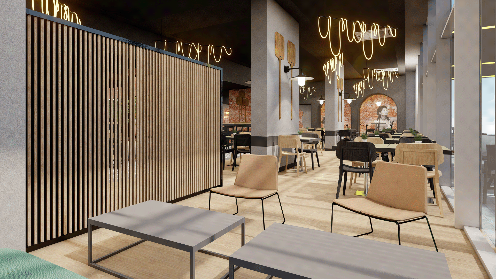 Atelier Domh 披萨店室内设计-5