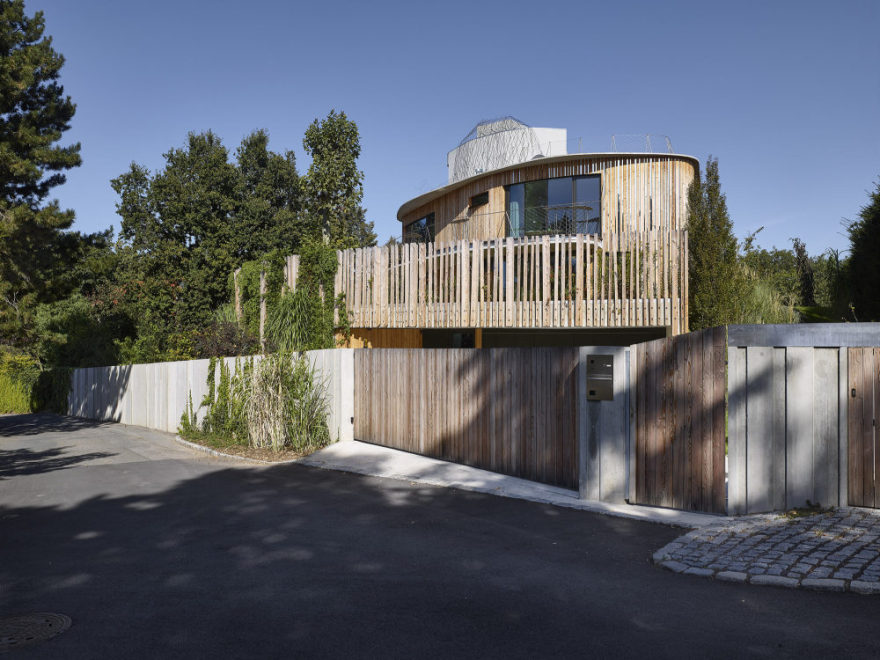 隐于林间的圆形之家-19