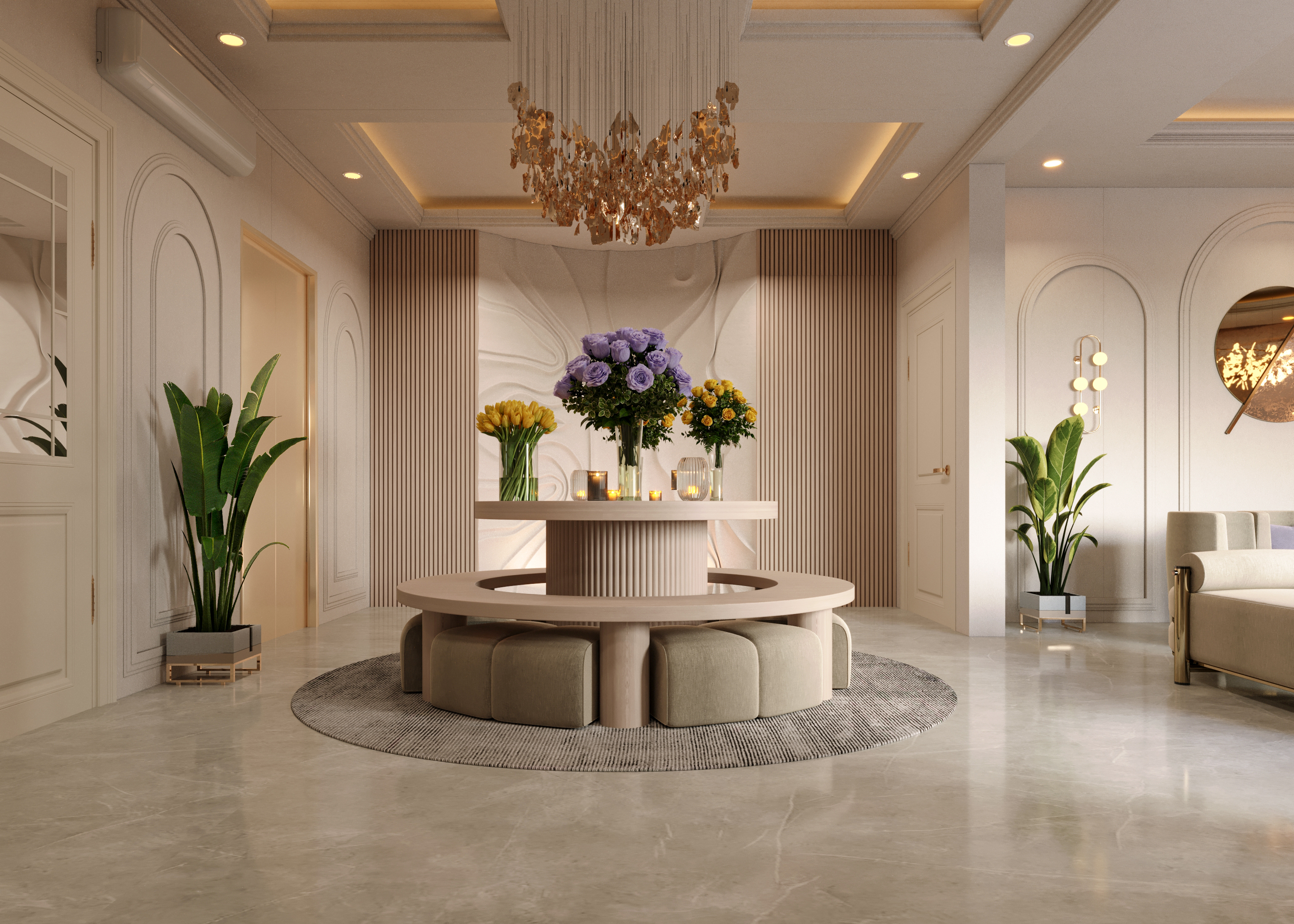 新古典主义入口设计丨阿联酋-5