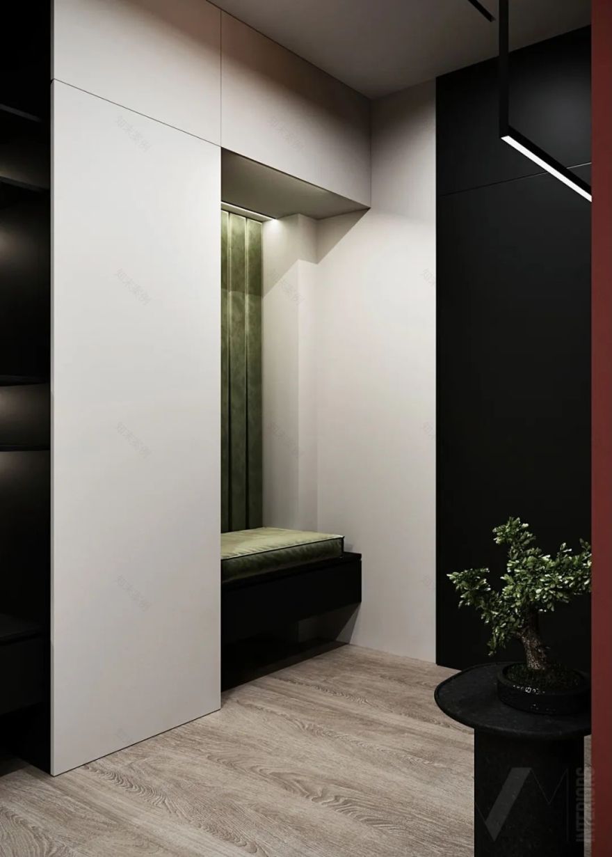 86㎡二居室公寓设计丨意大利丨意大利室内设计师Valeria Mahu-7