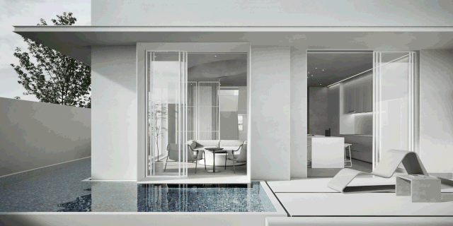 东莞碧桂园简约质感空间设计-7