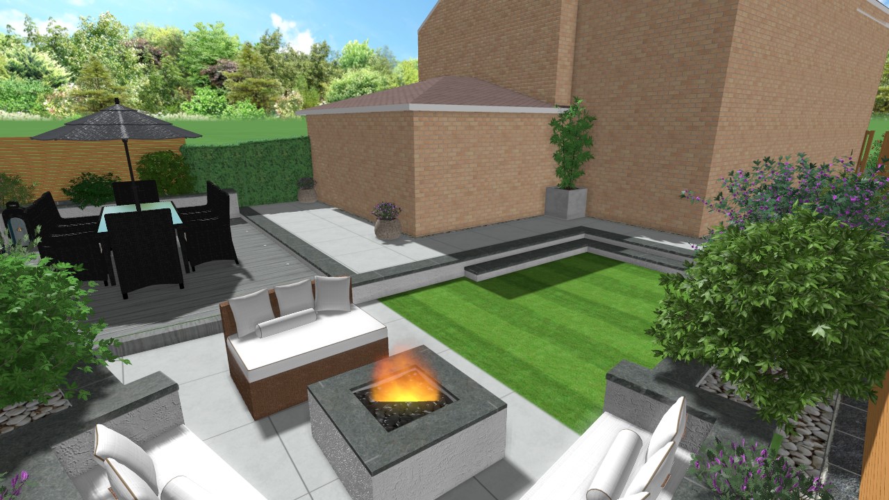 当代花园丨Blue Iris Landscapes-22