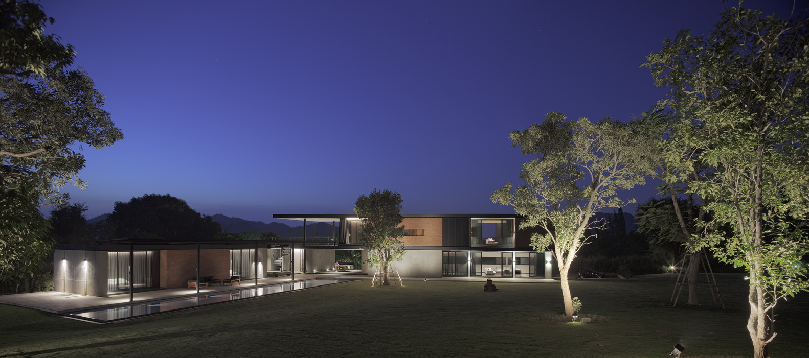 泰国 Khaoyai 度假屋，与自然共生的绿色家园-59