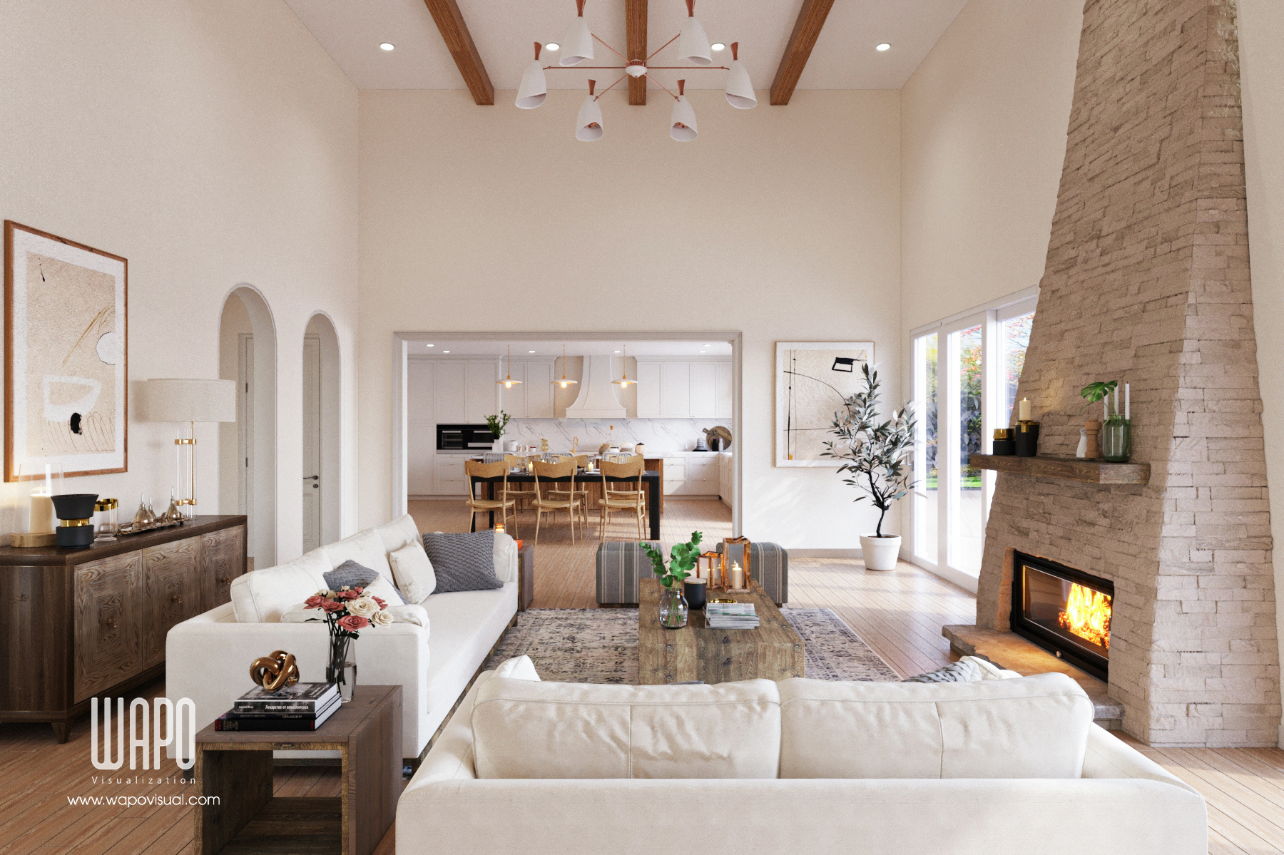 Interior Rendering by WAPO-17