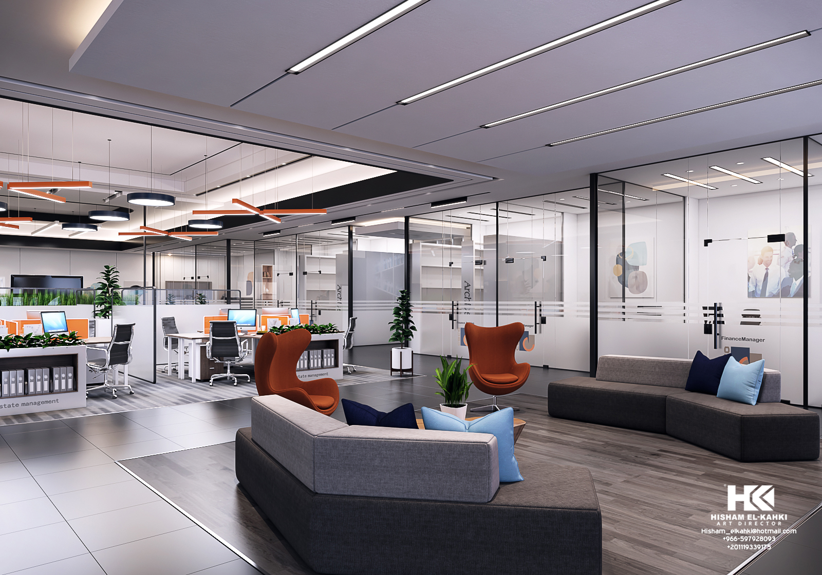 Company Offices Interior Design+Recolor The Interface-2