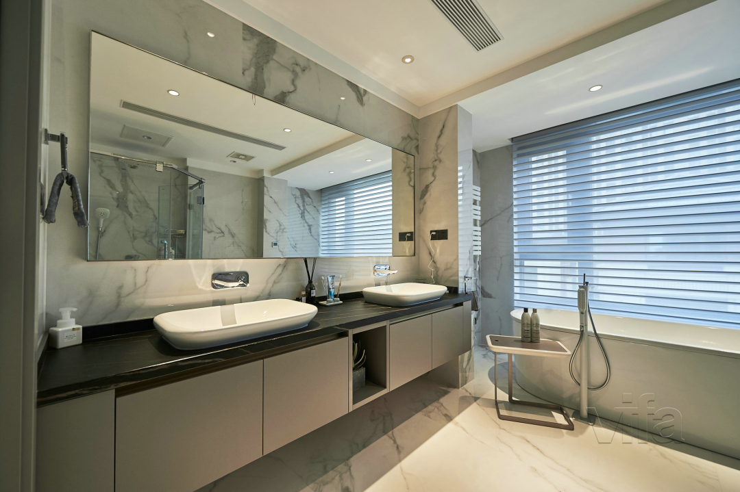 "Vifa 威法"打造精致浴室,钛金灰色调展现未来艺术感-15