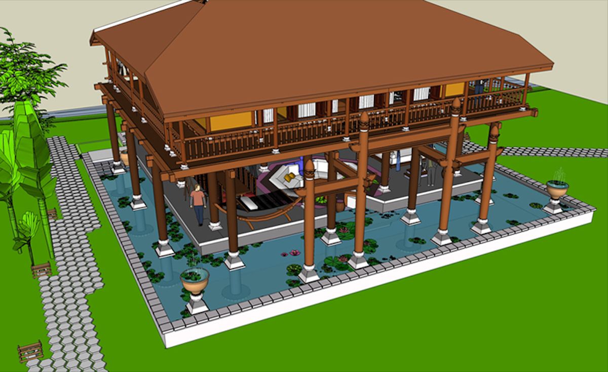 越南南部水乡别墅设计-19