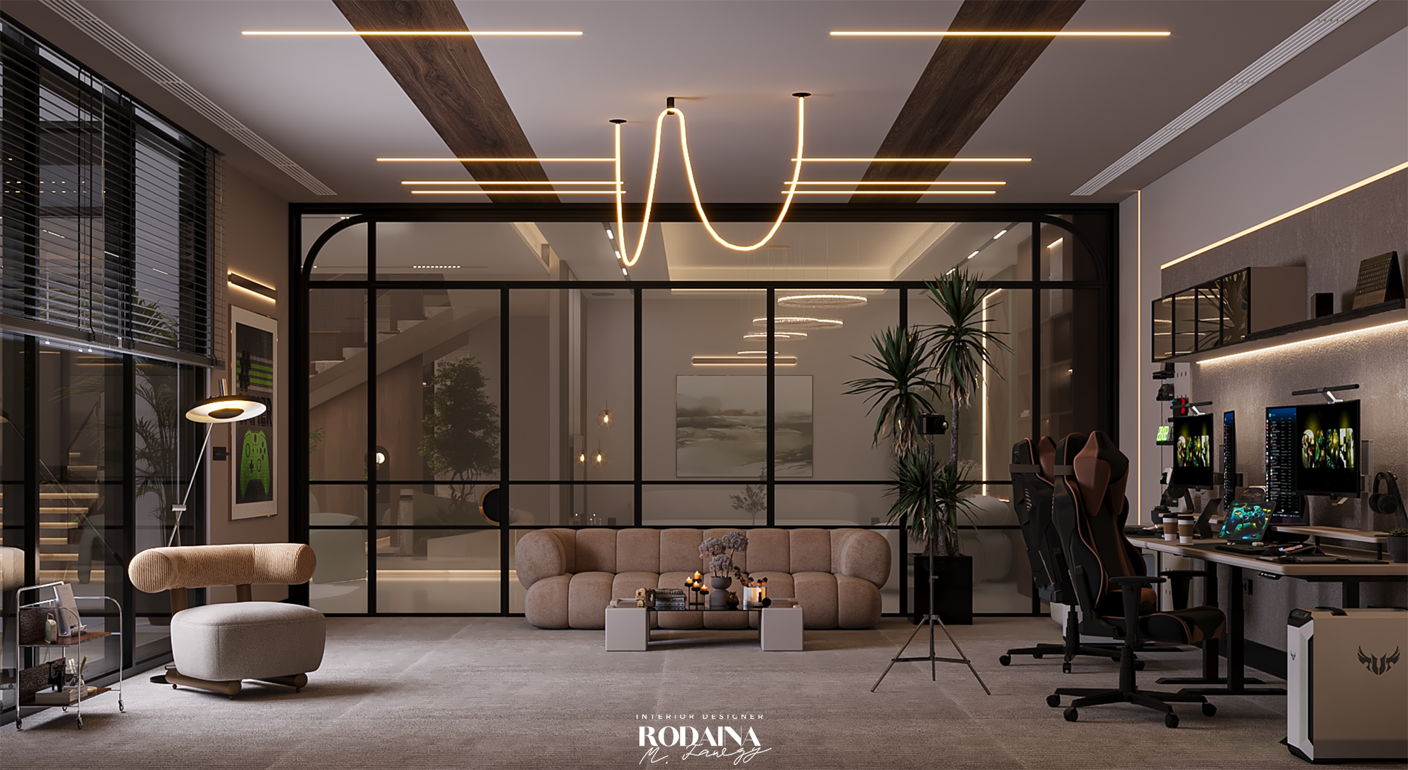 别墅·游戏室丨沙特阿拉伯丨Rodaina Moh. Fawzy-8