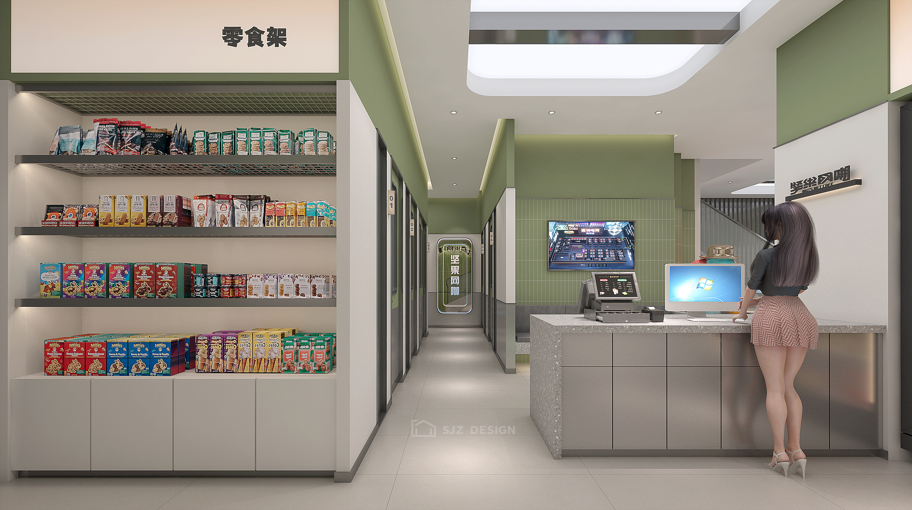 江西婺源坚果网咖幸福里店丨孙金甄（北京）室内建筑设计有限公司-35