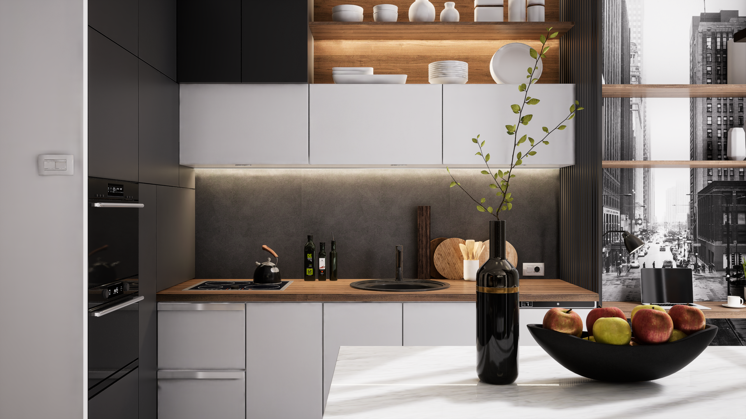 紧凑型居住室内丨Ar Tanzeel Amjad-15